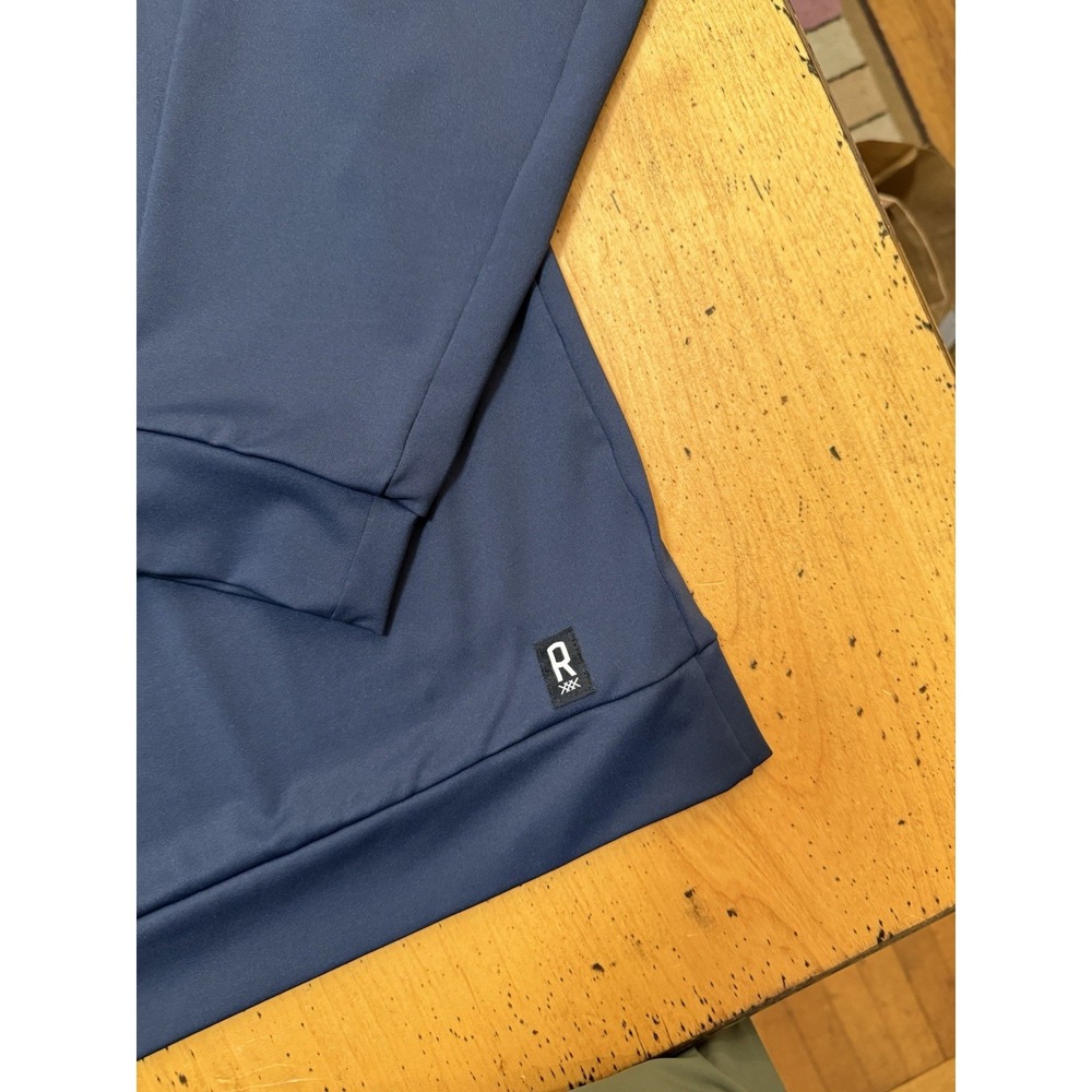 Rhone Mens Essentials Performance Long Sleeve Crew Neck Large Blue Stretch - Picture 3 of 9